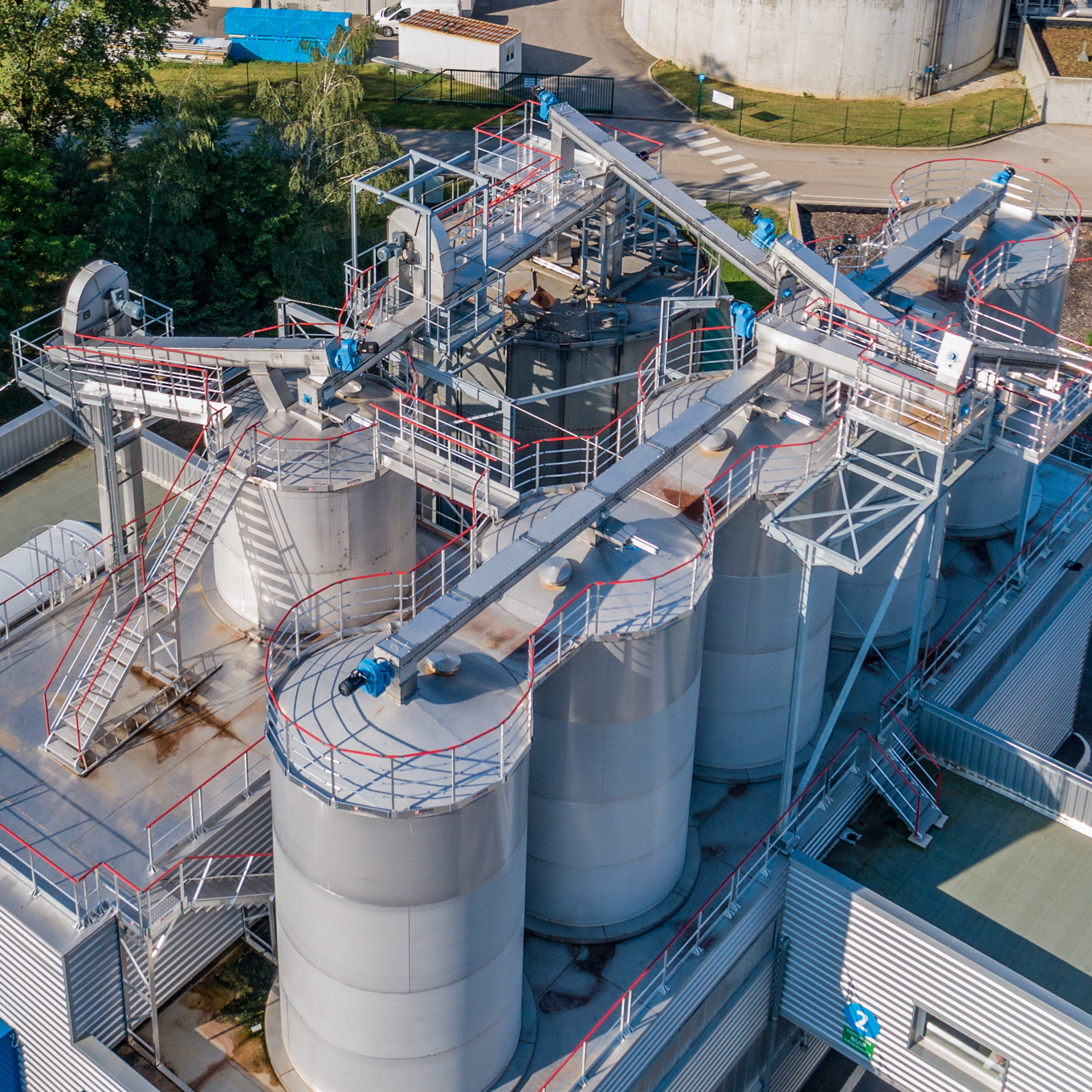 Inspection industrielle silos par drone