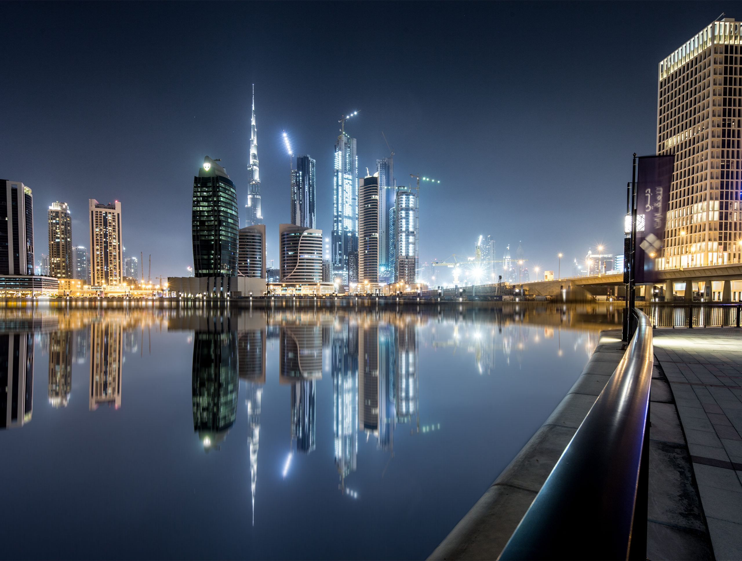 Photo nocturne Dubai